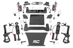 110350 | Rough Country 4 Inch Lift Kit For Chevrolet Silverado / GMC Sierra 1500 | 5.3L V8 or 6.2L V8 Engine, Vertex Coilovers With Vertex Shocks
