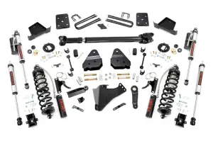 50659 | Rough Country 4.5 Inch Coilover Conversion Lift Kit For Diesel Ford F-250/F-350 Super Duty | 2017-2022 | 4" Axle, Rear Vertex Shocks, Driveshaft