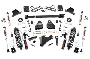 55058 | Rough Country 4.5 Inch Coilover Conversion Lift Kit For Diesel Ford F-250/F-350 Super Duty | 2017-2022 | 3.5" Axle, Rear V2 Shocks, Driveshaft