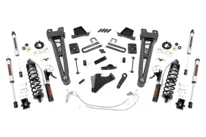 53958 | Rough Country 6 Inch Coilover Conversion Lift Kit With Radius Arm For Ford F-250/F-350 Super Duty | 2008-2010 | Gas, Rear V2 Shocks
