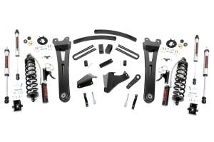 53658 | Rough Country 6 Inch Coilover Conversion Lift Kit With Radius Arm For Ford F-250/F-350 Super Duty | 2005-2007 | Diesel, Rear V2 Shocks