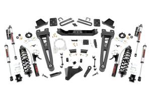 55859 | Rough Country 6 Inch Coilover Conversion Lift Kit With Radius Arms For Ford F-250/F-350 Super Duty | 2017-2022 | 4" Axle, No Factory Rear Springs, Rear Adjustable Vertex Shocks