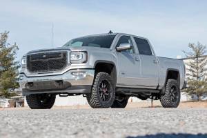 Rough Country - 12150 | Rough Country 3.5 Inch Lift Kit For Chevrolet Silverado / GMC Sierra | Lower Arm Type Stock Cast Aluminum or Stamped Steel, Vertex Coilovers With Vertex Shocks - Image 3