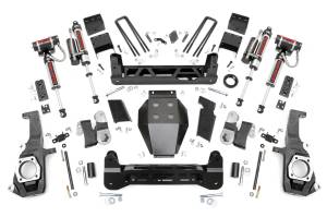 25350 | Rough Country 7.5 Inch Lift Chevrolet Silverado / GMC Sierra 2500HD & 3500 HD | Vertex Reservoir Shocks