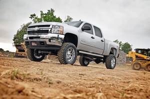 Rough Country - 25350 | Rough Country 7.5 Inch Lift Chevrolet Silverado / GMC Sierra 2500HD & 3500 HD | Vertex Reservoir Shocks - Image 2