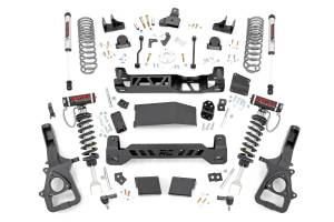 33457 | Rough Country 6 Inch Suspension Lift Kit For Ram 1500 | 2019-2024 | Without 22" Wheels, Front Vertex Coilovers, Rear N3 Shocks & Variable Rated Coils