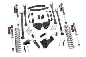 58050 | Rough Country 6 Inch Lift Kit For Ford F-250/F-350 Super Duty 4WD | Diesel Engine, Vertex Reservoir Shocks, With Factory Rear Overload Springs