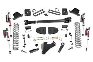 55051 | Rough Country 4.5 Inch Lift Kit Ford F-250/F-350 Super Duty 4WD | 3.5 Inch Axle Diameter, Vertex Reservoir Shocks, Includes Front Driveshaft