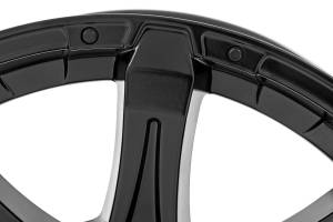 Rough Country - 81202412A | Rough Country 81 Series Wheel | One-Piece / Semi Gloss Black / 20x10 / 6x5.5 / -25mm - Image 5