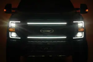 Rough Country - 70990A | Rough Country LED Light Kit Grille Mount, 30 Inch DRL For Ford F-250/F-350 Super Duty - Image 2