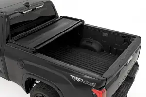 Rough Country - 41419660A | Rough Country Soft Tri-Fold Bed Cover Toyota Tundra 2WD/4WD | 6'7" Bed - Image 3
