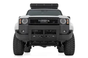 Rough Country - 10753 | Rough Country Hidden Winch Mount With LED Fog Lights For Toyota Land Cruiser 4WD | Yellow SAE Fog Light Series, With Pro12000S Which - Image 5