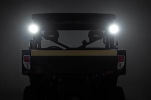 Rough Country - 93214 | Rough Country LED Cube Light Kit, Rear Mount For Segway UT6/UT10 | Black Series With Amber DRL Lights - Image 6