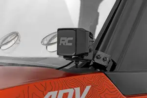 Rough Country - 93303 | Rough Country LED Cube Light Kit Forward Facing For Polaris XPEDITION ADV 5/XPEDITION XP 5 | Black Series With Amber DRL Lights - Image 5