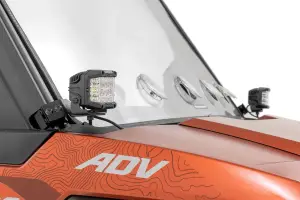 Rough Country - 93304 | Rough Country LED Cube Light Kit Forward Facing For Polaris XPEDITION ADV 5/XPEDITION XP 5 | 3-inch Osram Wide Angle Series Lights - Image 2