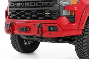 Rough Country - 13006-G7C | Rough Country FXS Front Bumper For Chevrolet Silverado 1500 2WD/4WD | G7C, Red Hot Paint Code, Winch Mount Only - Image 8