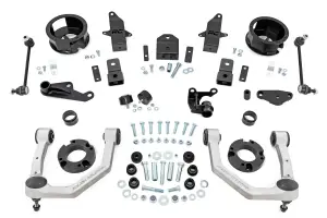 75500A | Rough Country 3.5 Inch Lift Kit, TRD Offroad For Toyota Tacoma 4WD | Strut Spacers With Shock Relocation Brackets