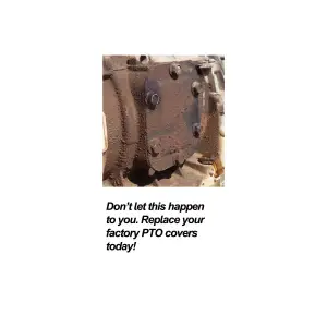 Pacific Performance Engineering - 128060020 | PPE Performance Heavy-Duty Cast Aluminum PTO Side Plate Cover For GM 6.6L Duramax | Black Finish - Image 5
