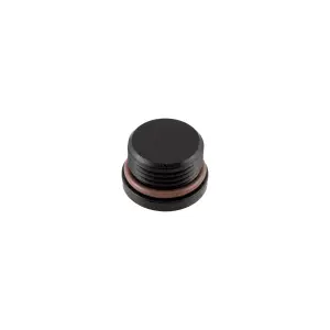 Pacific Performance Engineering - 114002167 | PPE Performance Male Aluminum Plug With O-ring, -12AN 1-1/16 Inch -12 - Black - Image 2