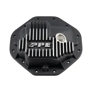 238051310 | PPE Performance 12-Bolt Heavy-Duty Cast Aluminum Rear Differential Cover For Dodge/Ram 1500 9.25 Inch | Brushed Finish