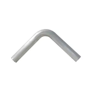 575225090 | PPE Performance 12 Gauge (0.080") Aluminum Tube | 2.25 Inch Size, 90 Degree Mandrel Bend Tube