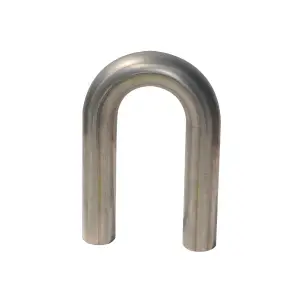 576275180 | PPE Performance 16 Gauge (0.060") 304 Stainless Steel Tube | 2.75 Inch Size, 180 Degree Mandrel Bend Tube