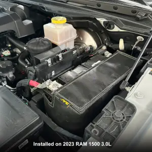 Pacific Performance Engineering - 249002020 | PPE Performance Battery Heat Shield, Top Post For Ram 1500 / 2500 / 3500 | Black FInish - Image 4