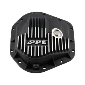 338041110 | PPE Performance 10-Bolt Heavy-Duty Cast Aluminum Front Differential Cover, Dana 50 / Dana 60 For Ford F-250 / F-350 / F-450 Super Duty | Brushed Finish