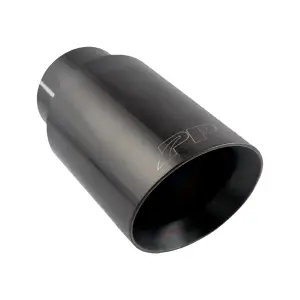 117023019 | PPE Performance Stainless Steel Exhaust Tip, 3 Inch Inlet | Black Finish