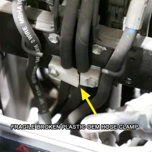 Pacific Performance Engineering - 778001000 | PPE Performance Hydraulic Line Hose Clamp For Toyota Forklift | OEM Toyota Part# 68654-36760-71 - Image 5