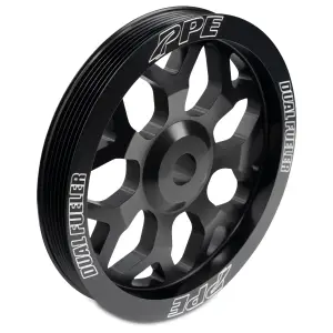 Pacific Performance Engineering - 113061072 | PPE Performance Billet Aluminum Drive Pulley Wheel, 7Y-Spoke Style, Dual Fueler CP3 For GM 6.6L Duramax - Image 3