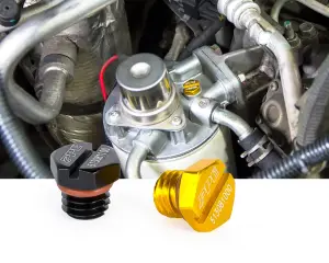 Pacific Performance Engineering - 513081000 | PPE Performance Air Bleeder Screw For GM 6.6L Duramax | Yellow Finish - Image 2