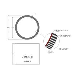 Pacific Performance Engineering - 515303003 | PPE Performance Silicone Coupler | 3.0 Inch X 3.0 Inch L - Image 2