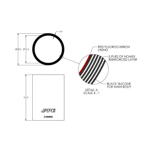 Pacific Performance Engineering - 515303005 | PPE Performance Silicone Hose For Custom Applications | 3.0 Inch ID x 5.0 Inch L - Image 3