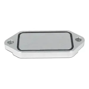 Pacific Performance Engineering - 119000800 | PPE Performance Coolant Block-Off Plate - Billet Aluminum For GM 6.6L Duramax | Raw Finish - Image 2
