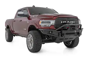 Rough Country - 51212W | Rough Country Front Bumper, Tubular For Ram 2500/3500 2WD/4WD | With Winch Plate - Image 2
