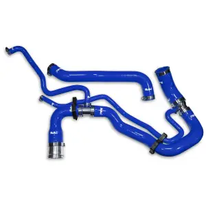 119022300 | PPE Performance Silicone Upper and Lower Coolant Hose Kit For GM 6.6L Duramax | Blue Finish