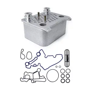 314030310 | PPE Performance Heavy-Duty Replacement Oil Cooler With Gasket Kit For Ford Super Duty 6.0L Power Stroke