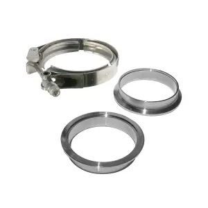517135003 | PPE Performance QR 304 Stainless Steel V-Band - 3 Piece Set (1C 1M 1F) | 3.50 Inch Dimensions