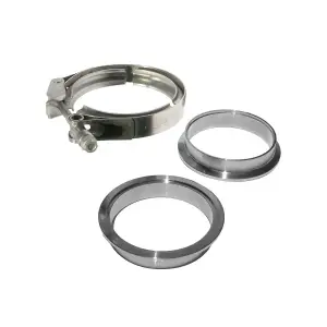 517230003 | PPE Performance QR 304 Stainless Steel Clamps - Aluminum Flanges - 3 Piece Set (1C 1M 1F) | 3.00 Inch Dimensions