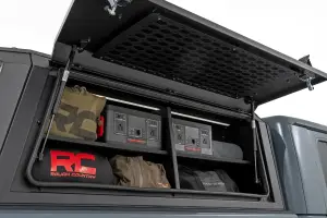Rough Country - 734055 | Rough Country Bed Cap Side Shelf Storage Bin For Jeep Gladiator JT | Passengers Side - Image 3