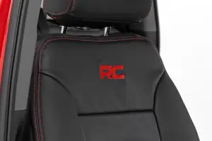 Rough Country - 91071L | Rough Country Leather Seat Covers, Front Row Bucket, Rear Row 60/40 For Chevy Silverado 1500/GMC Sierra 1500 - Image 6