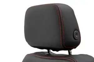 Rough Country - 91071L | Rough Country Leather Seat Covers, Front Row Bucket, Rear Row 60/40 For Chevy Silverado 1500/GMC Sierra 1500 - Image 5