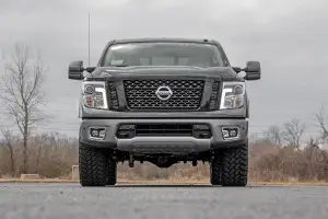 Rough Country - 83432 | Rough Country 3 Inch Lift Kit For Nissan Titan 2WD/4WD | Aluminum Finish Arm, Lifted N3 Struts (2004-2015 Models) 4WD Models Only, Premium N3 Shocks - Image 2