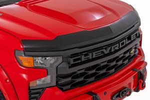 Rough Country - HP10010-RCGB | Rough Country Hood Protector For Chevrolet Silverado 1500 2WD/4WD | Gloss Black - Image 3