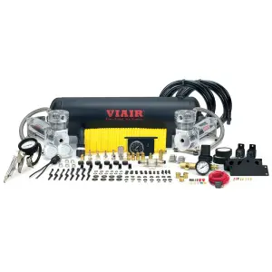 20021 | VIAIR Dual 480C Onboard Air System, 200 PSI, 3.53 CFM, 40 Amp, 12V, 2.5 Gallon Tank | Platinum
