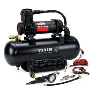 42041 | VIAIR TLC BOOST XL 150 PSI Air Source Kit With 2 Gallon Tank