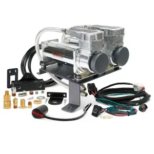 SPRTR19-CHRM485 | VIAIR Dual 485C VMS With Bracket For Most Mercedes-Benz Sprinter Van 2019 & Older | Chrome