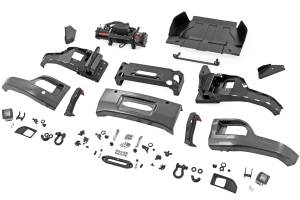 Rough Country - 13007-G6M | Rough Country FXS Front Bumper For Chevrolet Silverado 1500 2WD/4WD | G6M, Dark Ash Paint Code, With PRO12000S Winch - Image 2