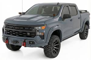 Rough Country - 13007-GNO | Rough Country FXS Front Bumper For Chevrolet Silverado 1500 2WD/4WD | GNO, Slate Gray Paint Code, With PRO12000S Winch - Image 4